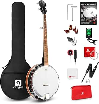 Rogue BZ-5 5-String Banjo Starter Package