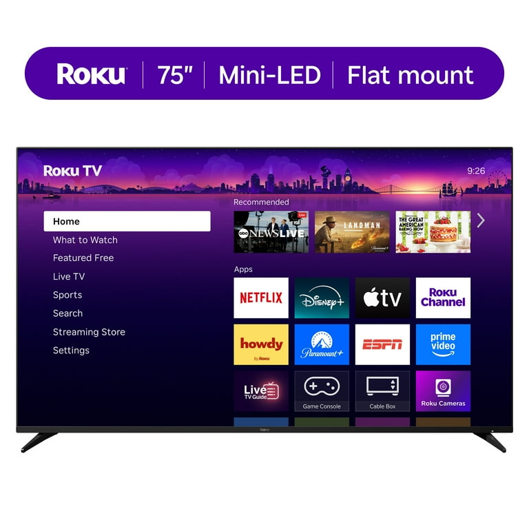 Roku Pro Series 4K QLED 75-inch 2026