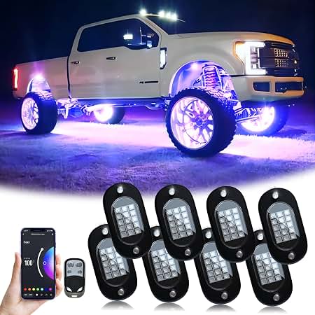 Rough Country 6-Light RGB Rock Light Kit