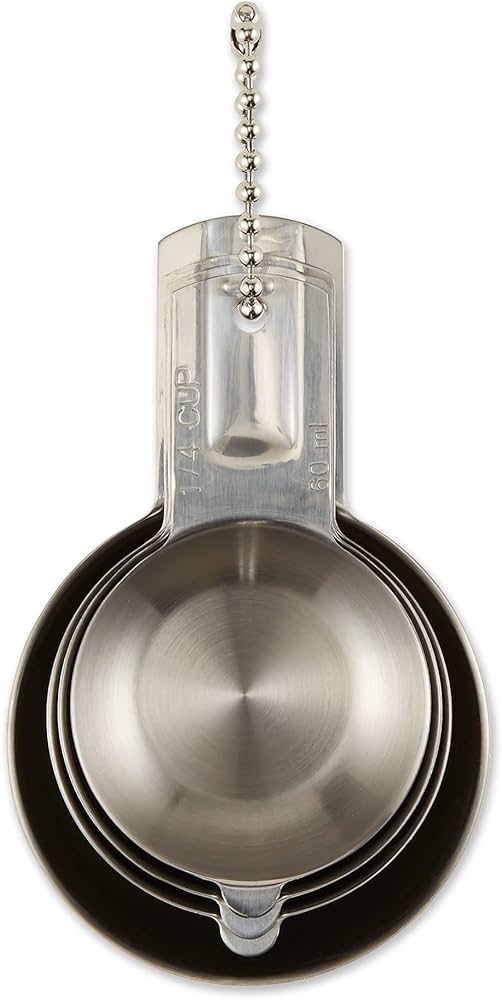 RSVP Endurance 4-Piece Stainless Steel Measuring Cups