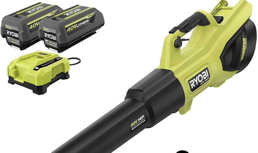 Ryobi 40V Whisper Series Cordless Leaf Blower (RY404100)