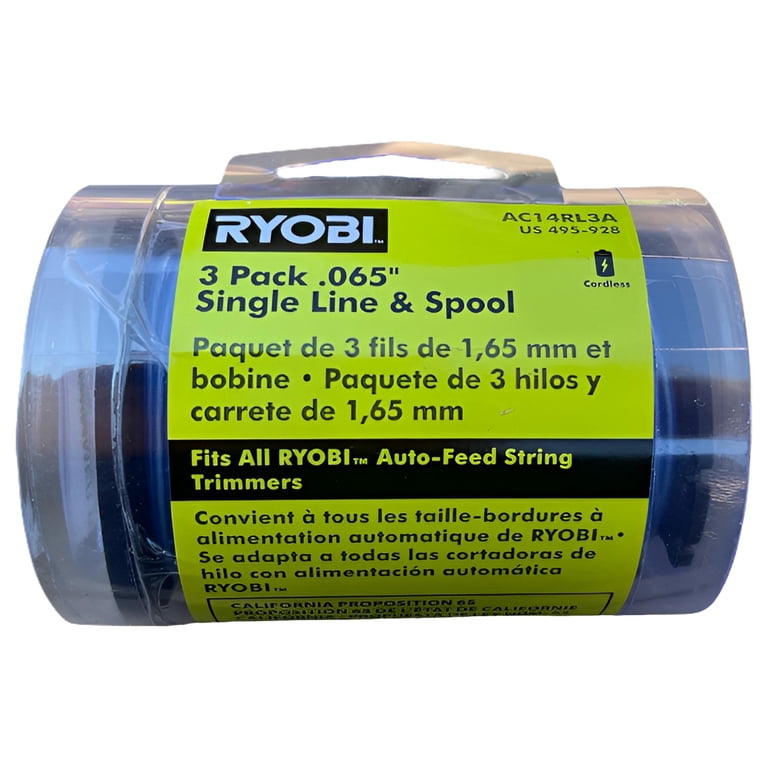 RYOBI Speed Spool Replacement Line (3-Pack)