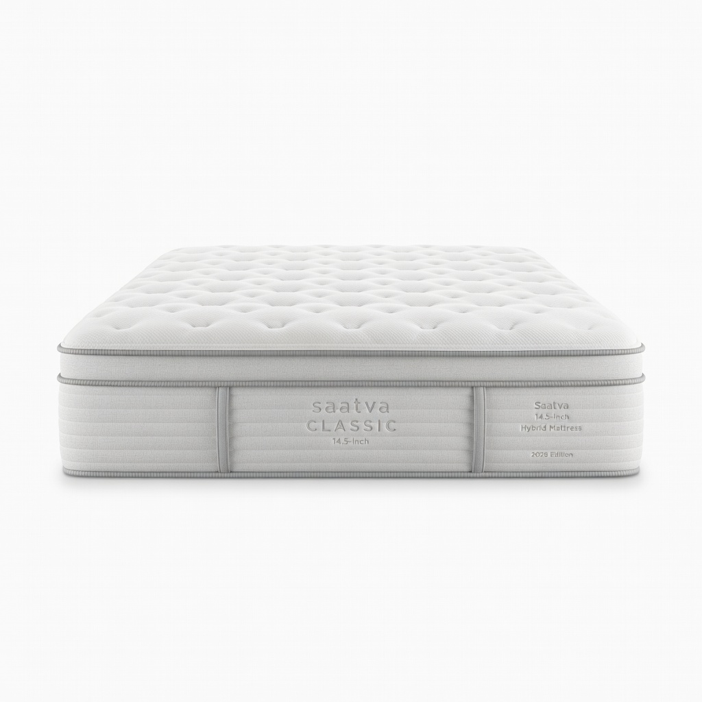 Saatva Classic 14.5-Inch Hybrid Mattress (2026 Edition)
