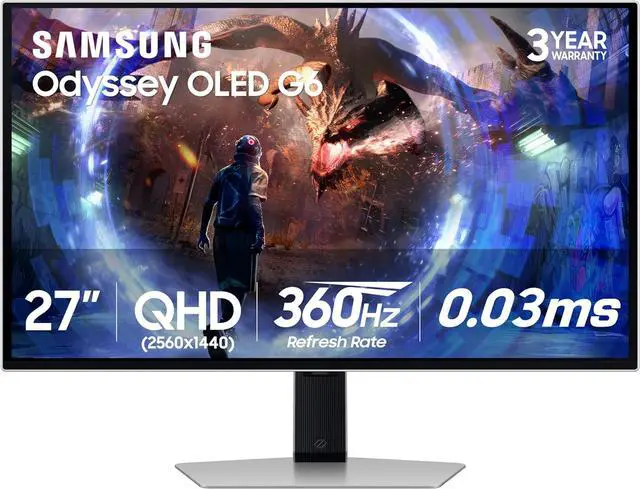 Samsung 27-inch Odyssey G6 S27DG60 Gaming Monitor