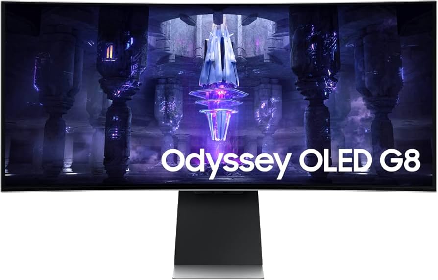 Samsung Odyssey OLED G8 (LS34DG800SNXZA) 34-inch Ultrawide Gaming Monitor