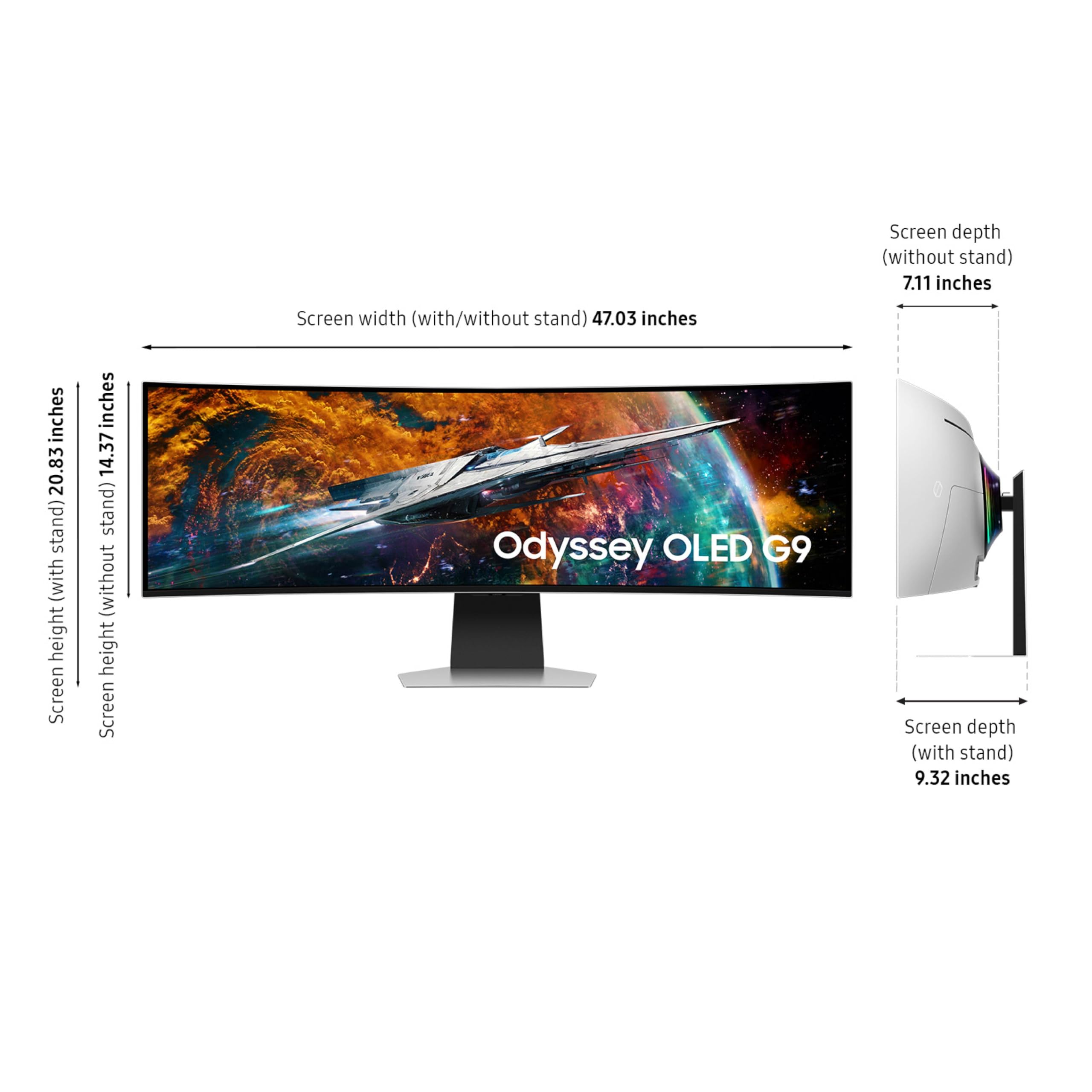 Samsung Odyssey OLED G9 (G95SC) 49-inch Curved QD-OLED