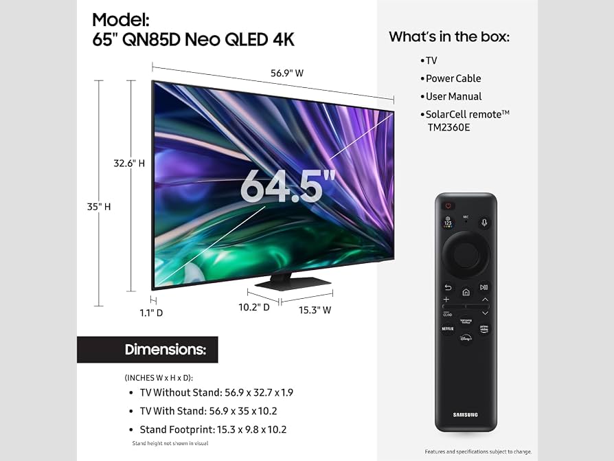 Samsung QN85D 65-inch