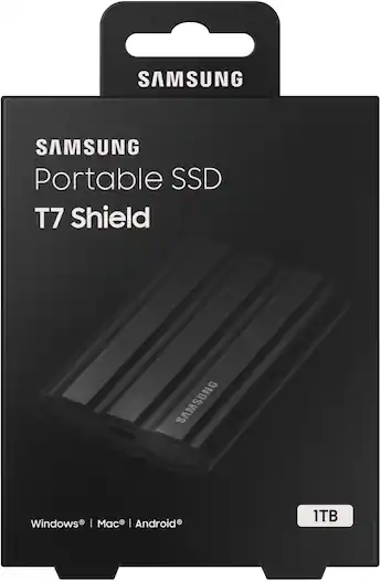 Samsung T7 Shield 1TB Portable SSD