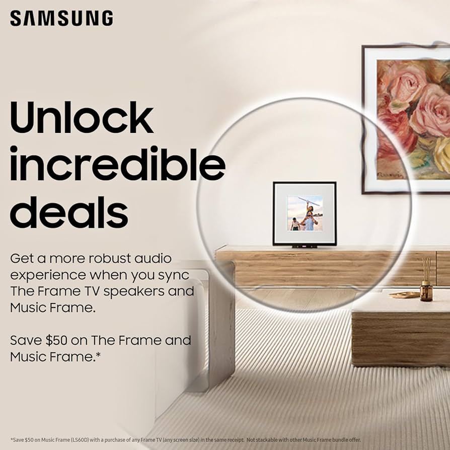 Samsung The Frame LS03B 4K Smart TV (2025 Model)
