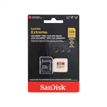 SanDisk 128GB Extreme microSDXC UHS-I Memory Card