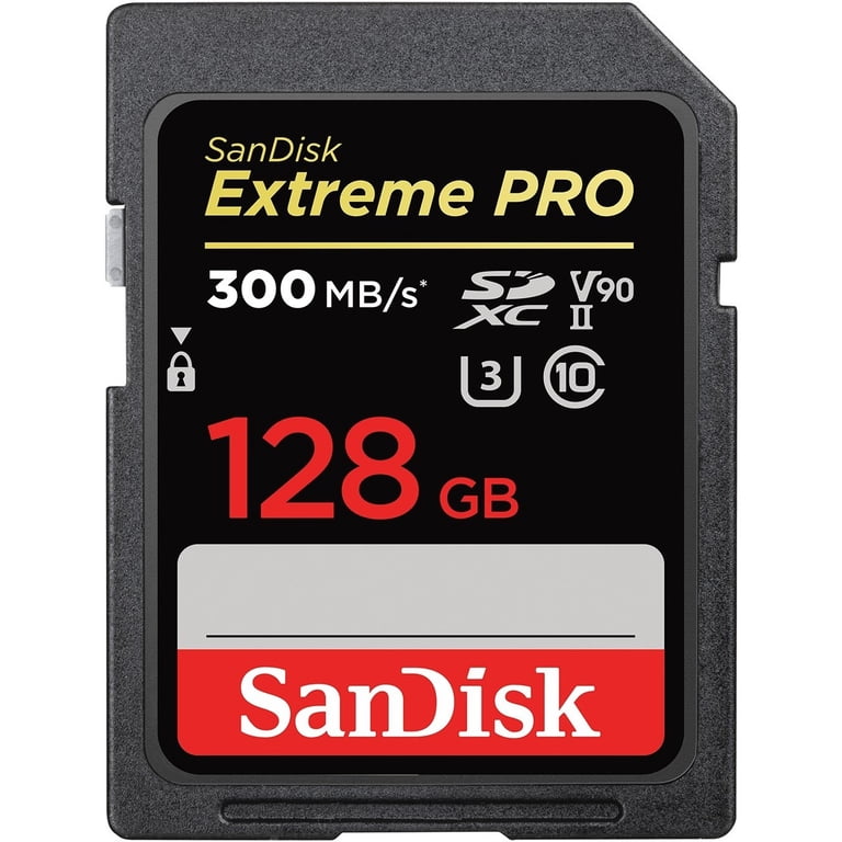SanDisk 128GB Extreme Pro SDXC UHS-II Memory Card