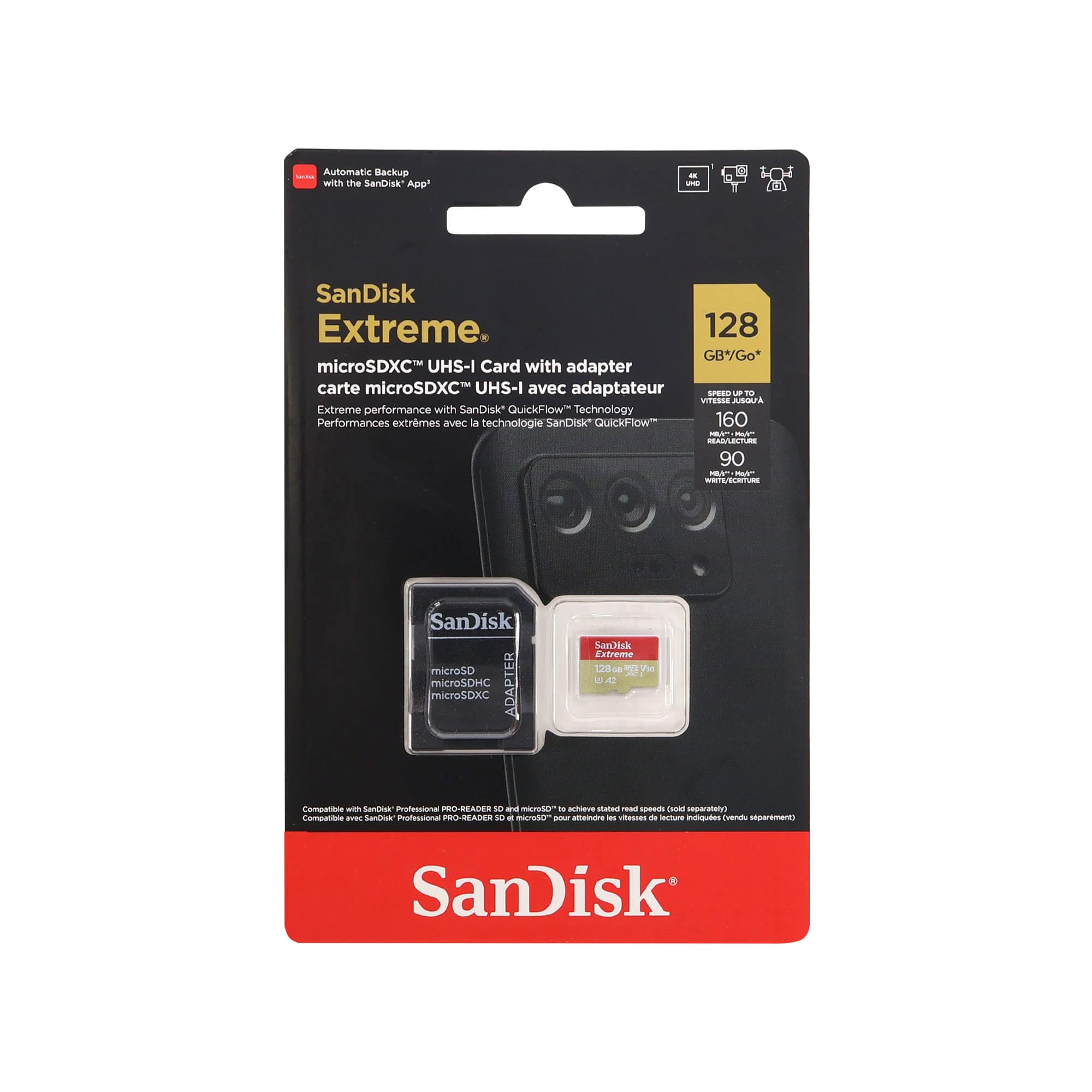 SanDisk Extreme 128GB microSDXC UHS-I Card