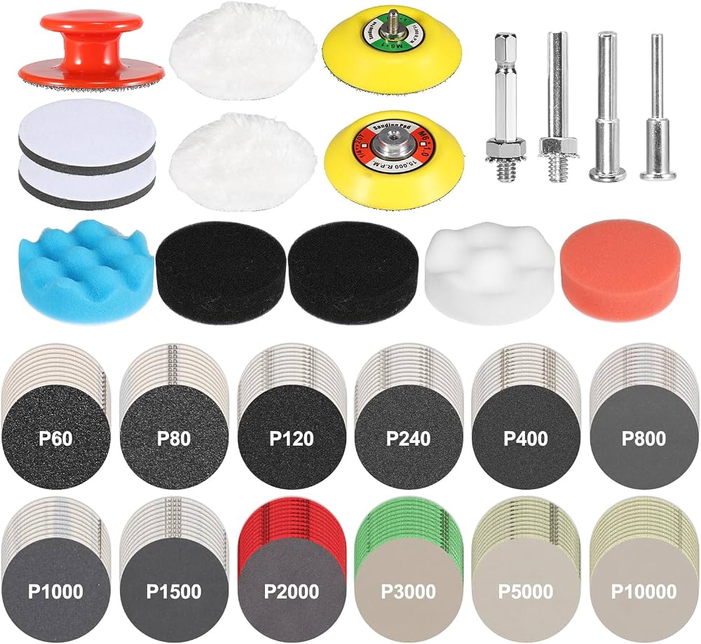 Sandpaper and Finishing Oil Kit