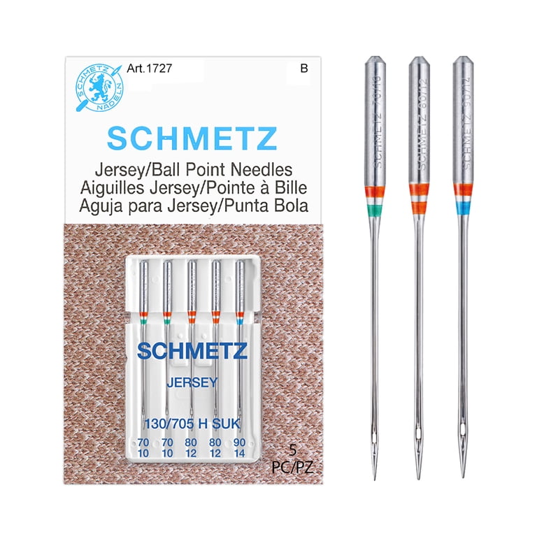 Schmetz Jersey & Stretch Ballpoint Needles Size 90/14 (5-Pack)