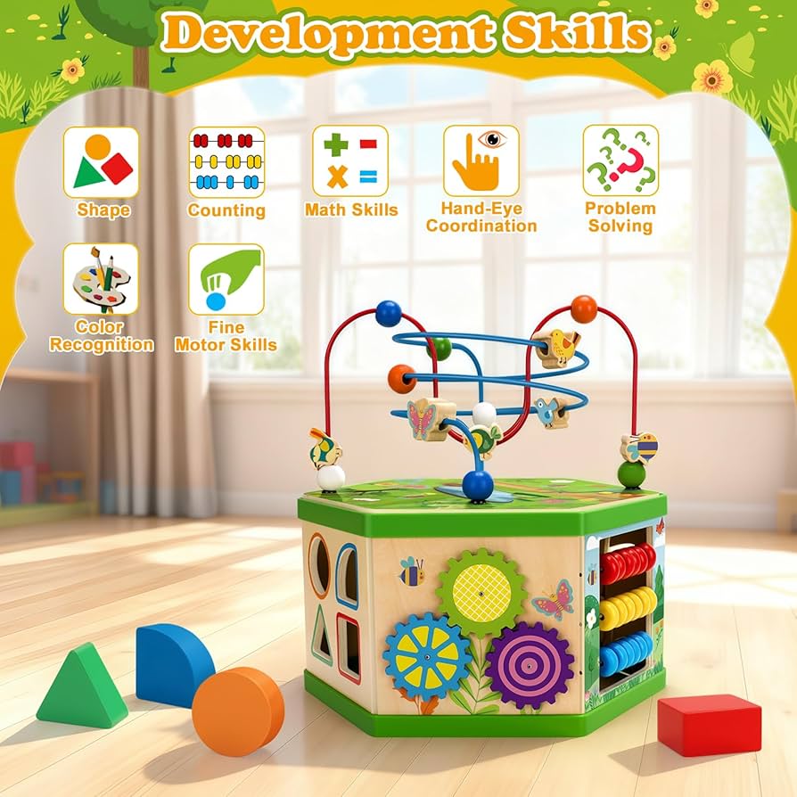 SDETER Montessori Activity Cube