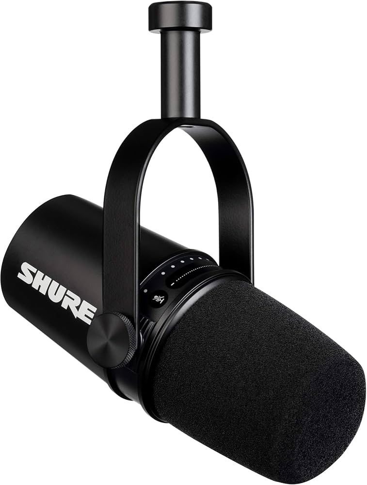 Shure MV7 USB/XLR Dynamic Microphone