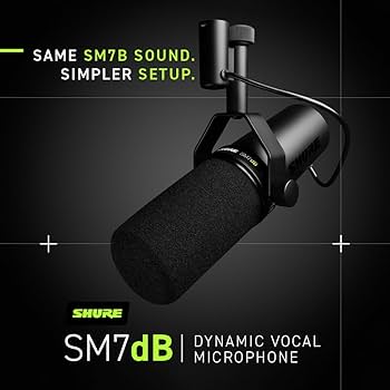 Shure SM7dB Dynamic Vocal Microphone