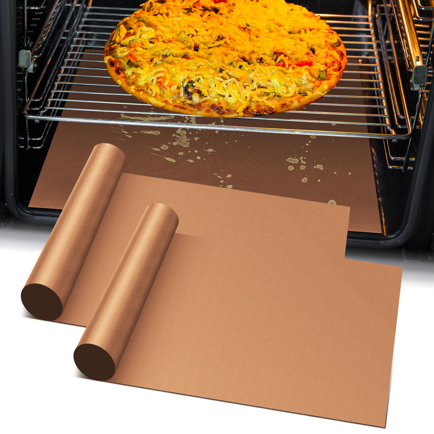 Silicon Oven Liner Mats (Set of 2)