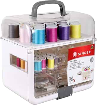 Singer 02541 Sewing Kit with 100-Piece Storage Box