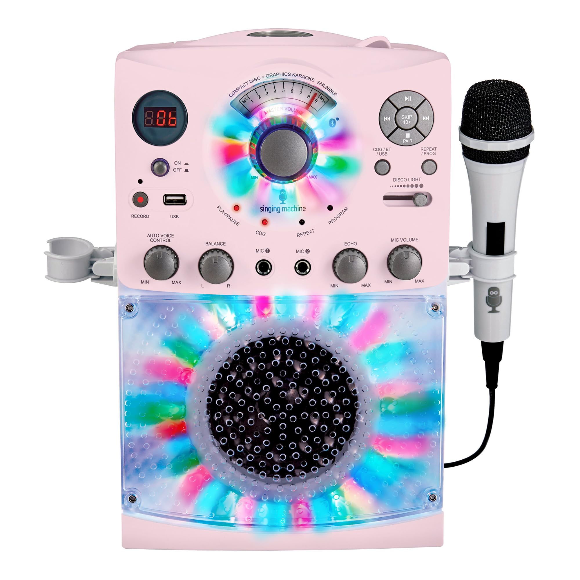 Singing Machine SML385BTX Portable Karaoke System