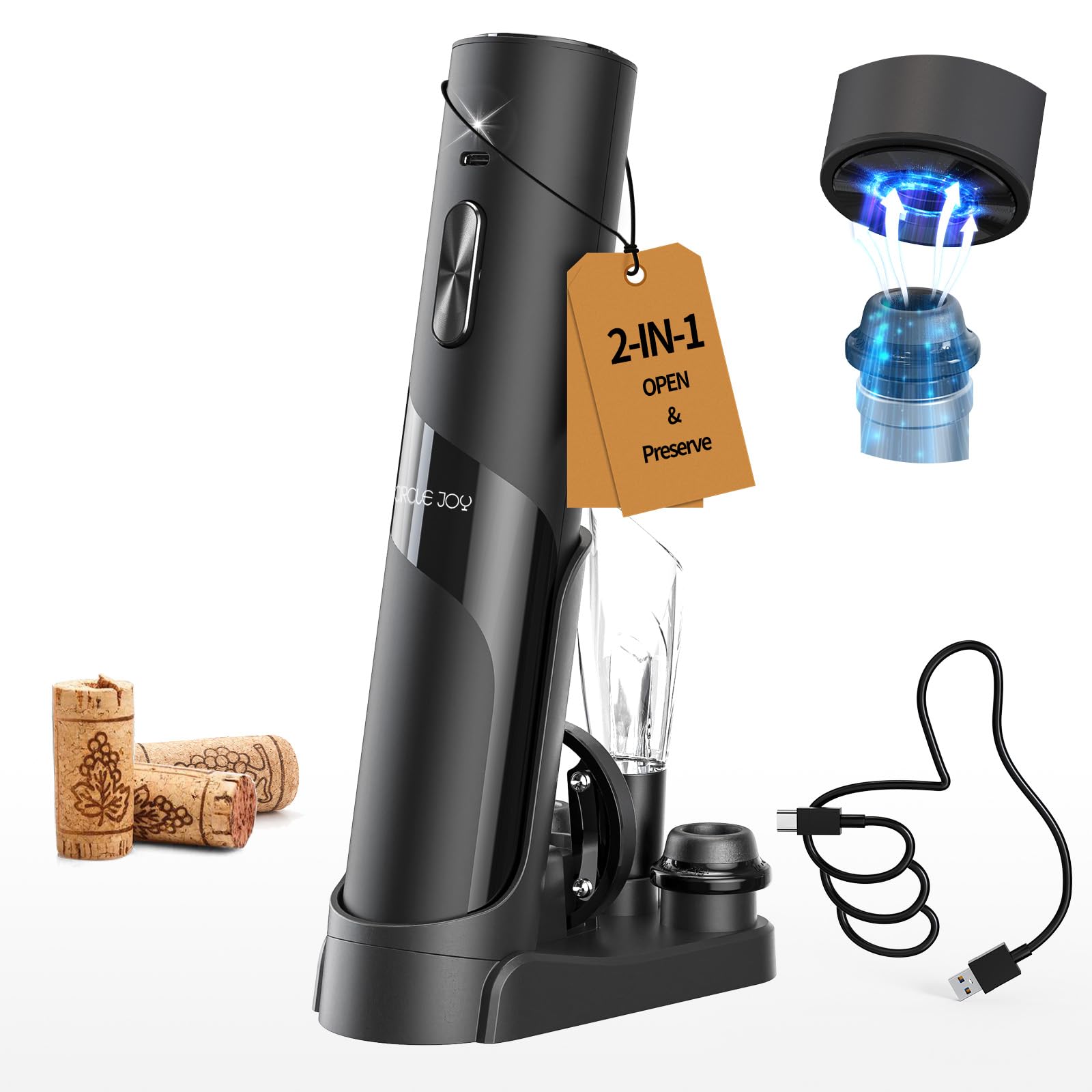 Sipsy Electric Wine Opener with Vacuum Pump