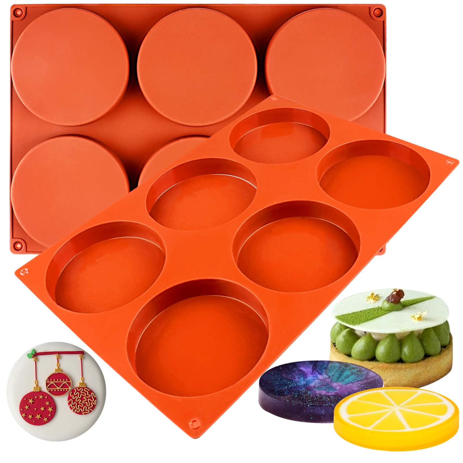 Sivvaye Silicone Mold Set - 6 Pcs Round Molds