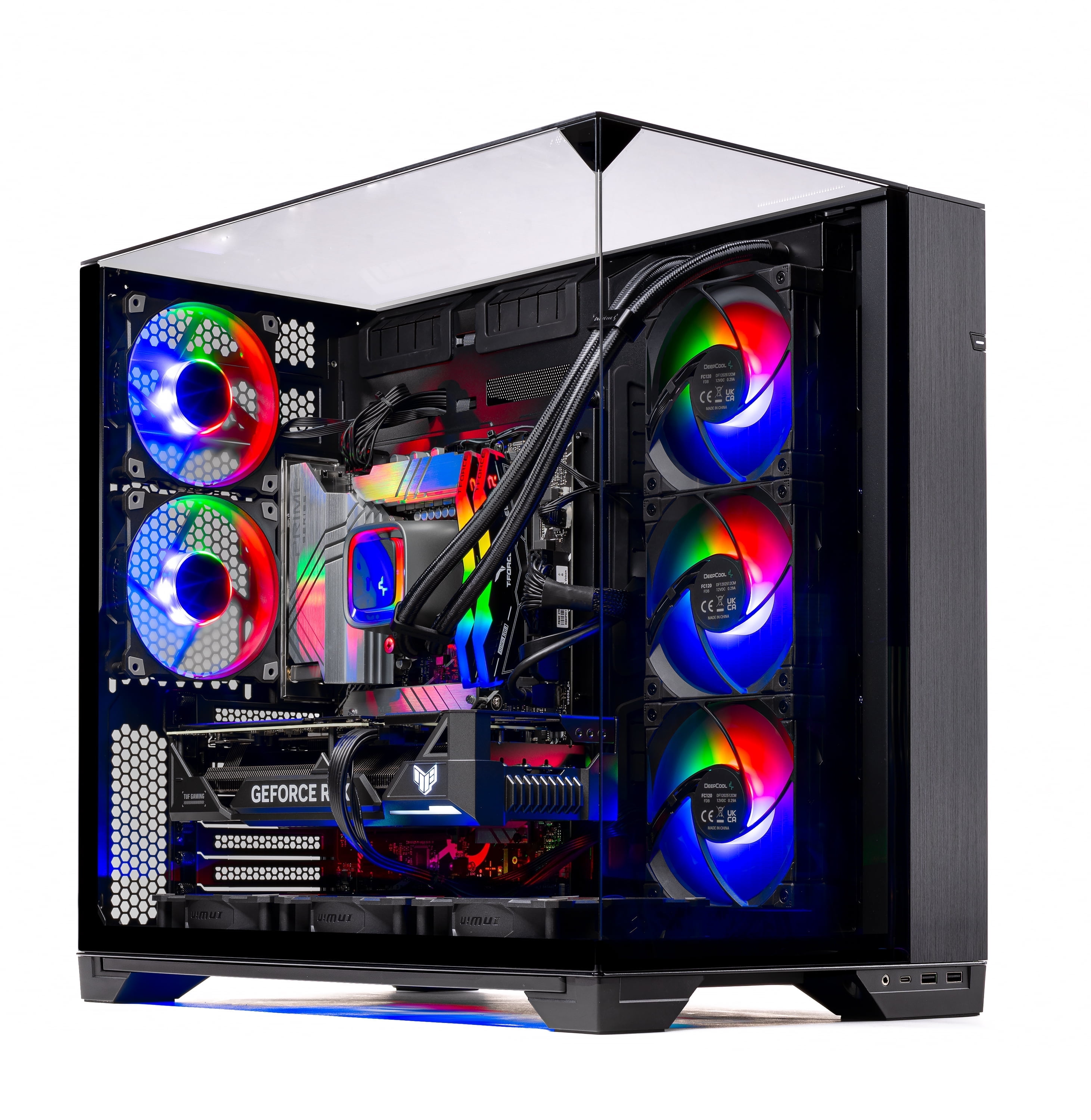 Skytech Archangel 4.0 Gaming PC (AMD Ryzen 7 9800X3D, RTX 5070 12GB, 32GB DDR5, 2TB NVMe SSD) Monitor Bundle