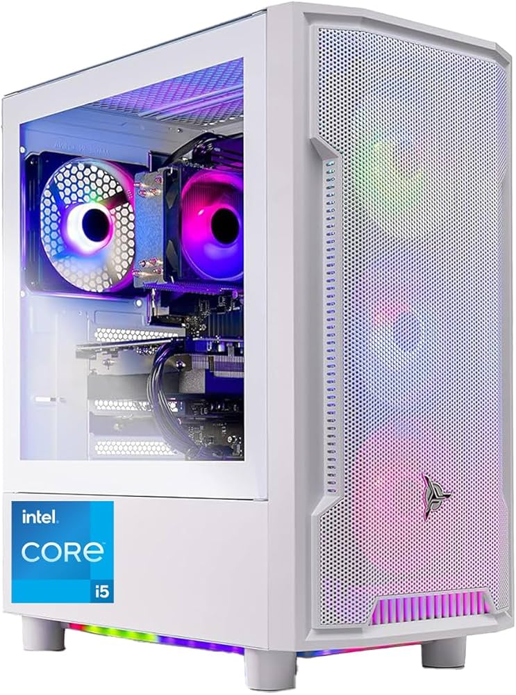 Skytech Archangel 4.0 Gaming PC (Intel Core i5-14400F, RTX 4060 8GB, 16GB DDR5 RAM, 1TB NVMe SSD)