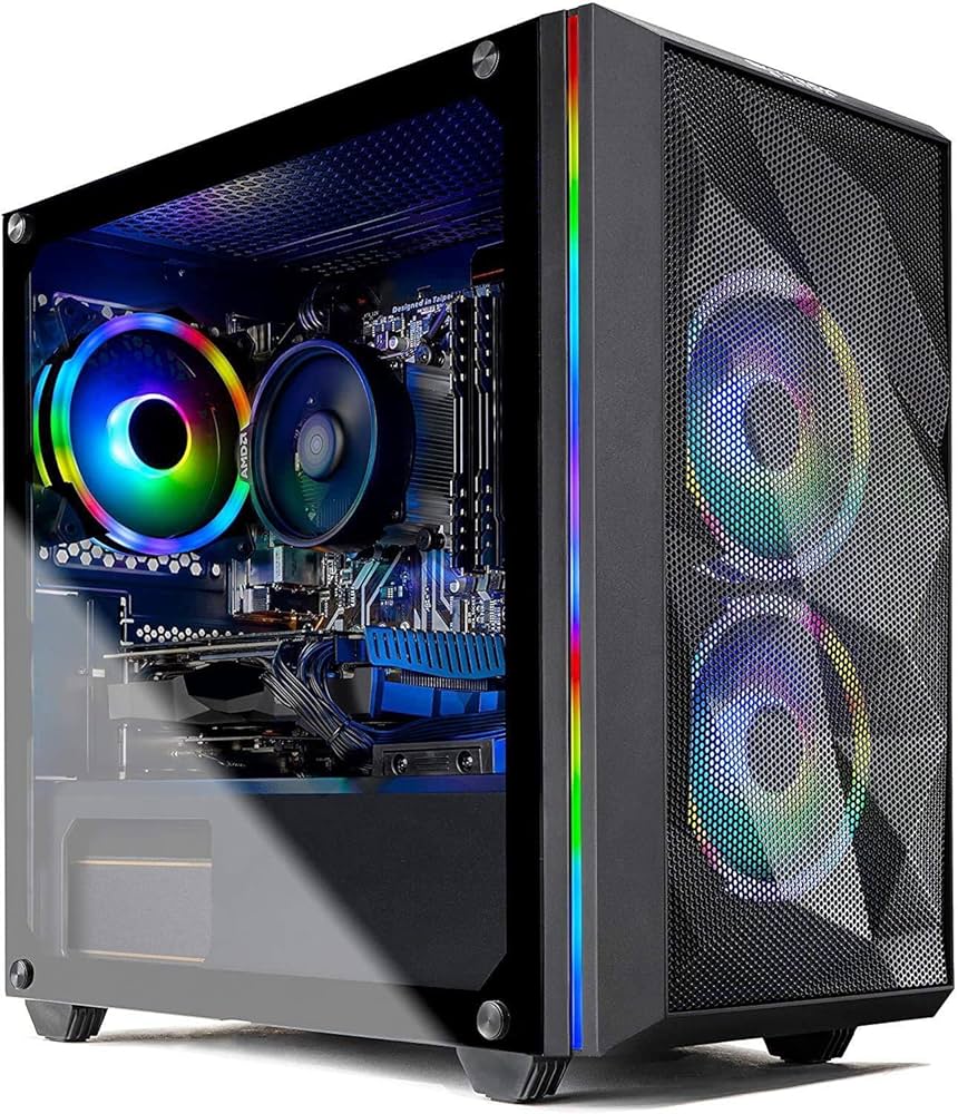 Skytech Chronos Mini Gaming PC - Intel Core i5-14400F, RTX 4060 Ti 8GB, 16GB DDR5 RAM, 1TB NVMe SSD