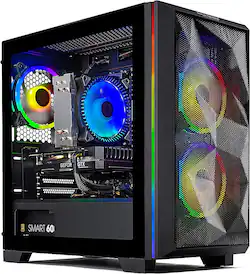 Skytech Chronos Mini (Intel Core i5-14400F, RTX 4070 12GB, 16GB DDR5 RAM, 1TB NVMe SSD) + ASUS VG279QM 27-inch 1080p 280Hz Monitor + Keychron K8 Pro Keyboard, Logitech G Pro X Superlight 2 Mouse, G Pro X2 Headset