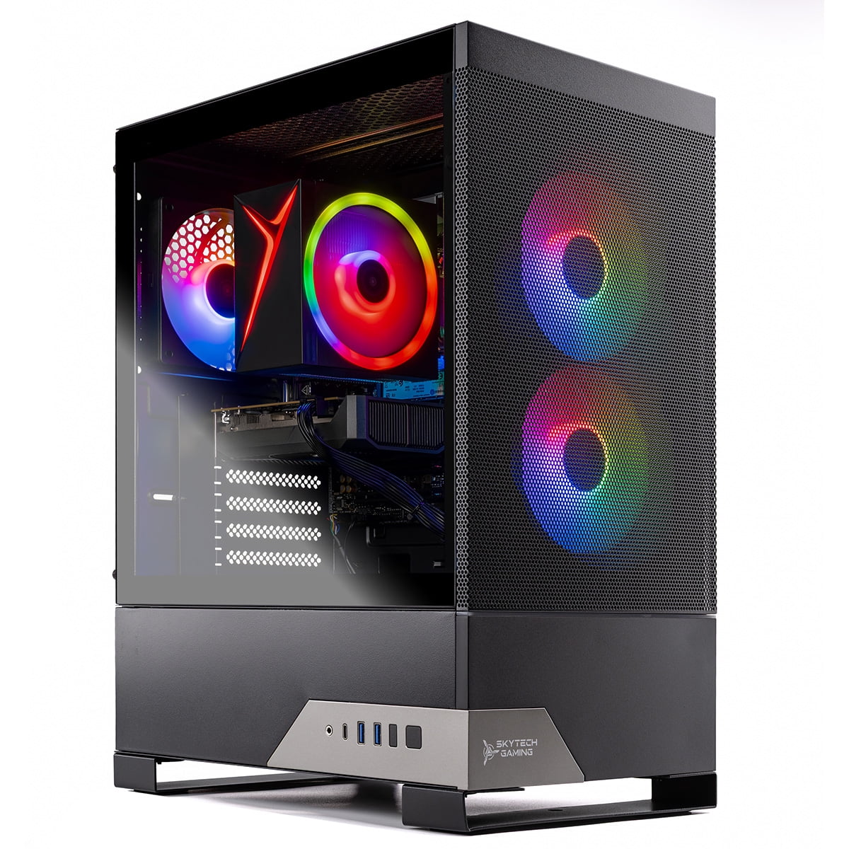 Skytech Gaming Nebula 2026 Edition - AMD Ryzen 7 9700X, NVIDIA RTX 5070 12GB, 32GB DDR5-6400 RGB, 2TB PCIe 4.0 NVMe SSD