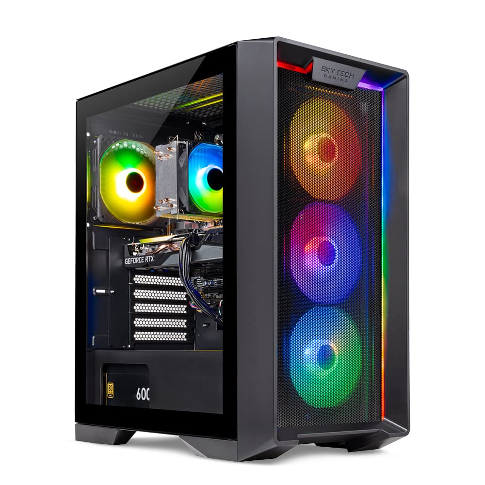 Skytech Gaming Nebula (Intel Core i5-13400F, RTX 4060 8GB, 16GB DDR5 RAM, 1TB NVMe SSD) + Acer Nitro XV272U 27-inch 1440p 170Hz IPS Monitor + Redragon K552 Mechanical Keyboard, G305 Wireless Mouse, HyperX Cloud II Headset