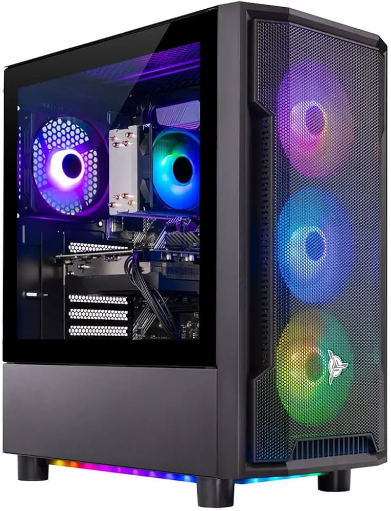 Skytech Gaming Shadow Mini-ITX Gaming PC - Intel Core i5-14400F, RTX 4060 8GB, 16GB DDR5 RAM, 1TB SSD