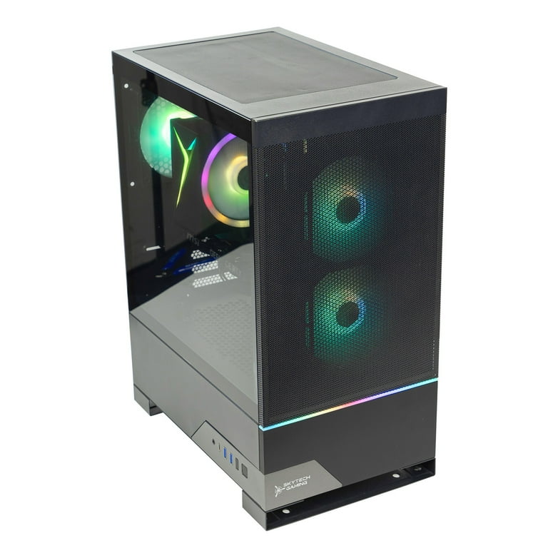 Skytech Nebula Gaming PC Desktop (AMD Ryzen 5 7600, NVIDIA RTX 4060 8GB, 16GB DDR5 RAM, 1TB NVMe SSD)