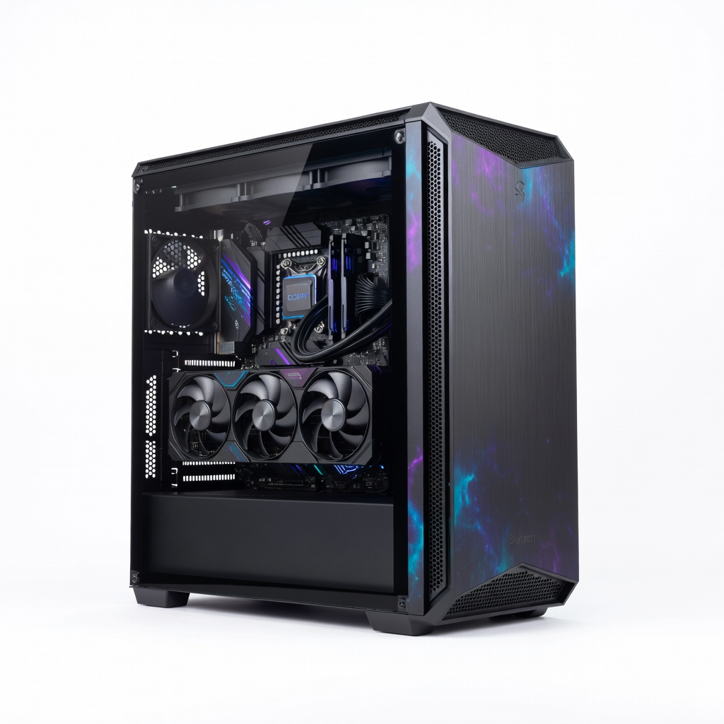Skytech Nebula Gaming PC Desktop - Intel Core i5-13400F, RTX 4060 8GB, 16GB DDR5 RAM, 1TB NVMe SSD