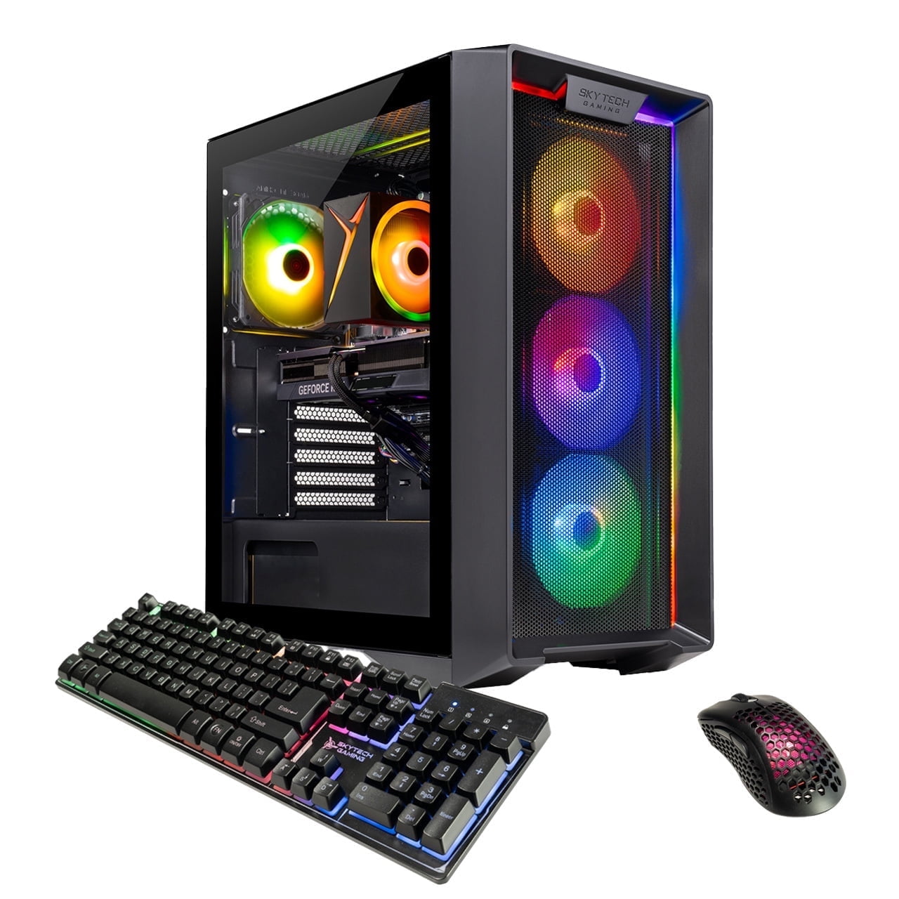 Skytech Nebula Gaming PC Desktop - Intel Core i5-13400F, RTX 4060, 16GB DDR4 RAM, 1TB NVMe SSD