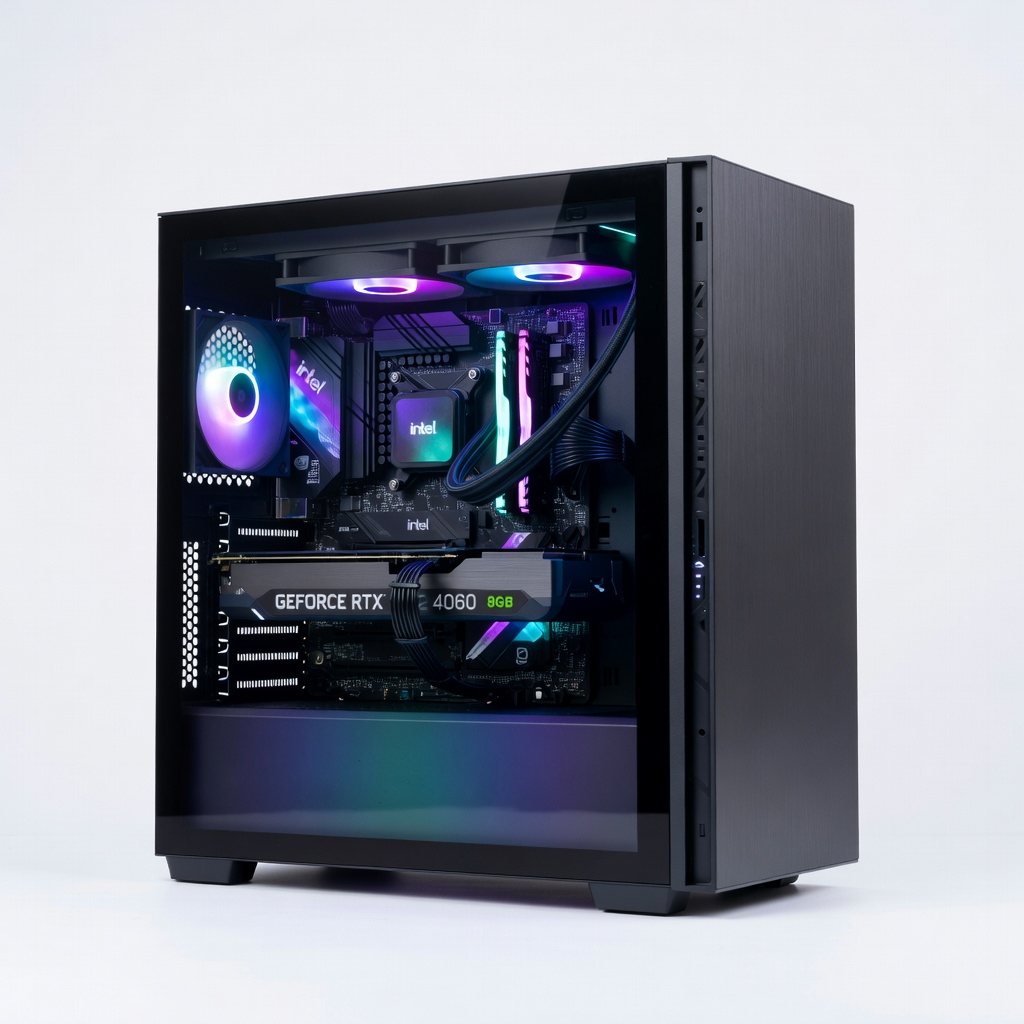 Skytech Nebula Gaming PC (Intel Core i5-13400F, RTX 4060 8GB, 16GB DDR4 RAM, 1TB NVMe SSD)