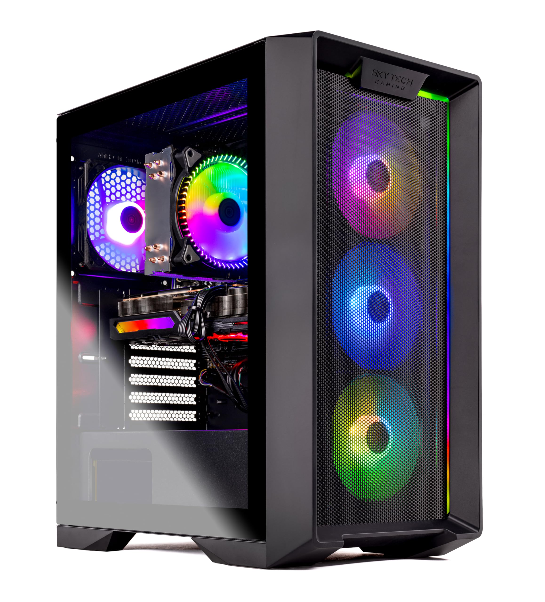 Skytech Nebula (Intel Core i5-14600KF, RTX 5060 8GB, 16GB DDR5, 1TB NVMe) + Acer Nitro XV272U 27" 1080p 170Hz Monitor + Budget Peripherals