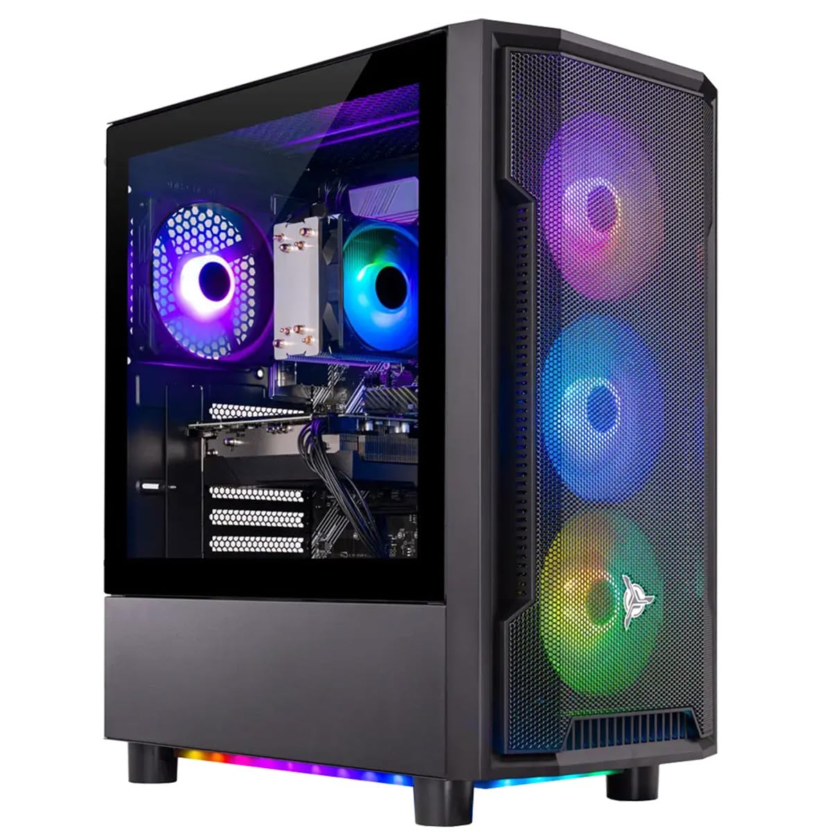 Skytech Shadow Gaming PC Desktop – AMD Ryzen 7 7700X, RTX 4070 SUPER 12GB, 32GB DDR5, 1TB NVMe SSD