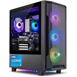 Skytech Shadow Gaming PC Desktop - Intel Core i5-14600KF 14-Core, RTX 4060 8GB, 16GB DDR5 RAM, 1TB NVMe SSD