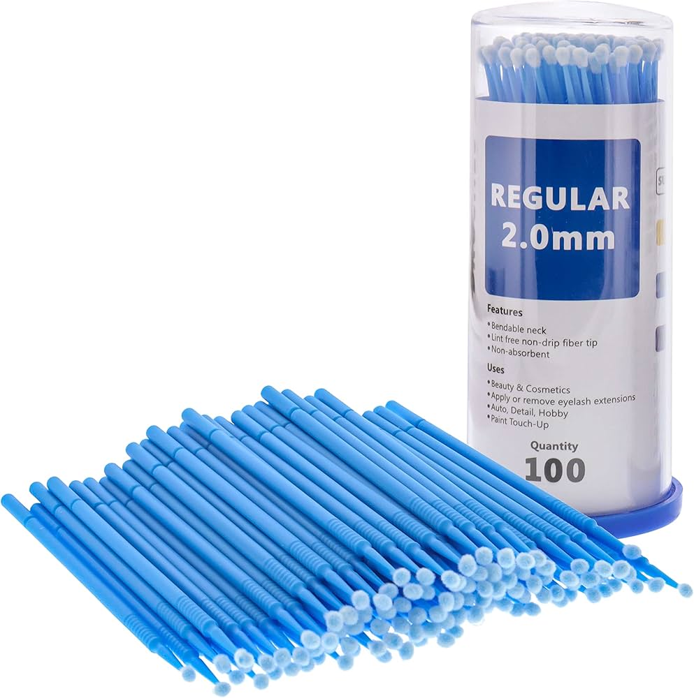 Small Parts Organizer Micro Brushes (100-pack)