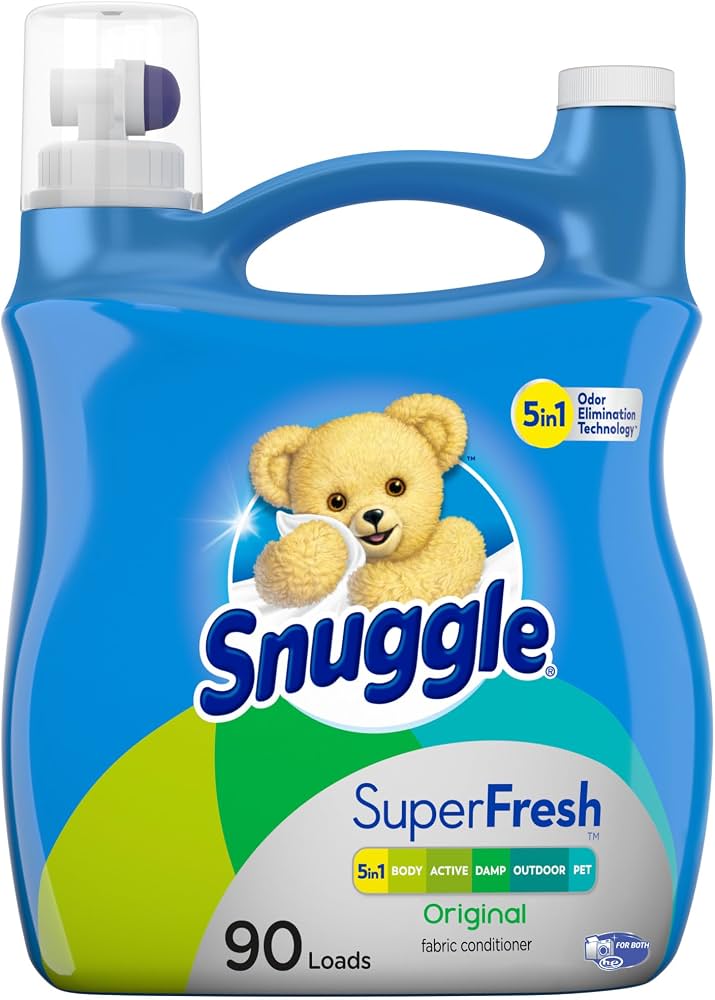 Snuggle Liquid Fabric Softener with Odor Shield, SuperFresh, 175 Loads