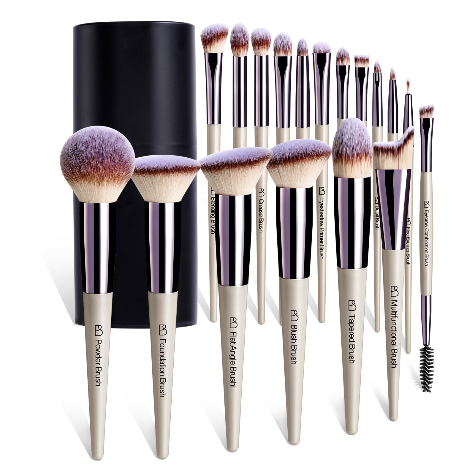 Soft Makeup Brush Set for Fine Detail