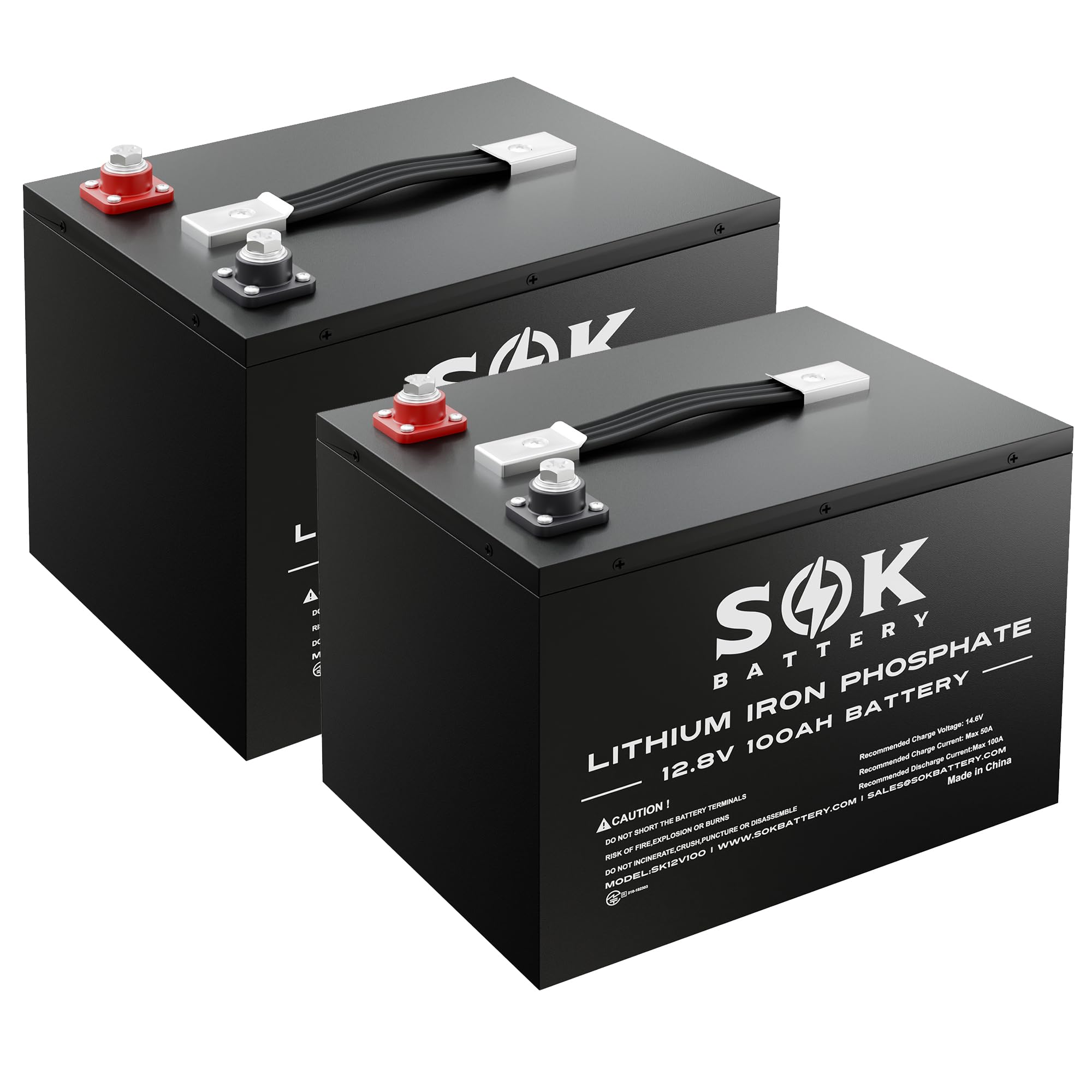 SOK SK12V100 100Ah 12V LiFePO4 Battery