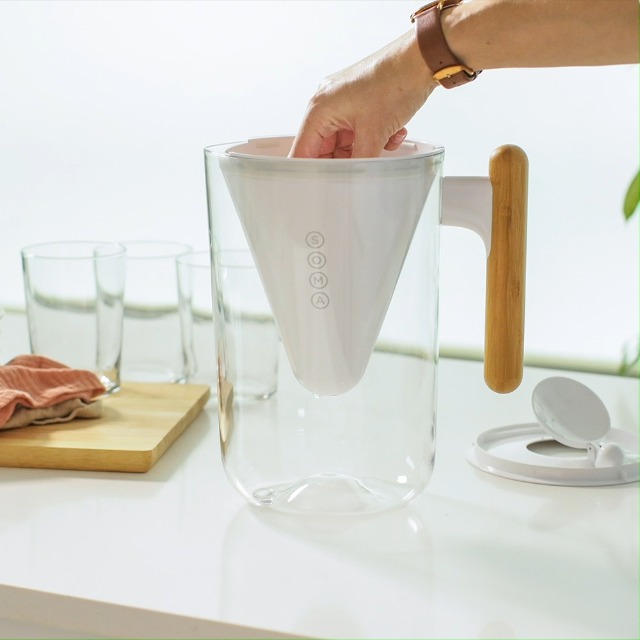 Soma 8-Cup Water Filter Pitcher (Glass)