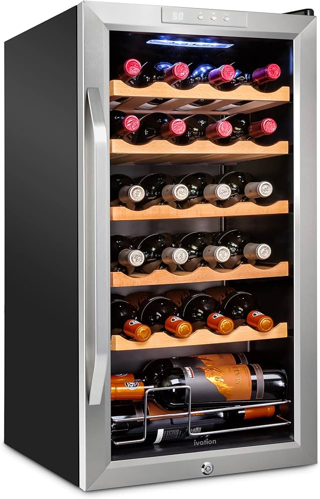 SOMMELIER 24-Bottle Compressor Wine Refrigerator