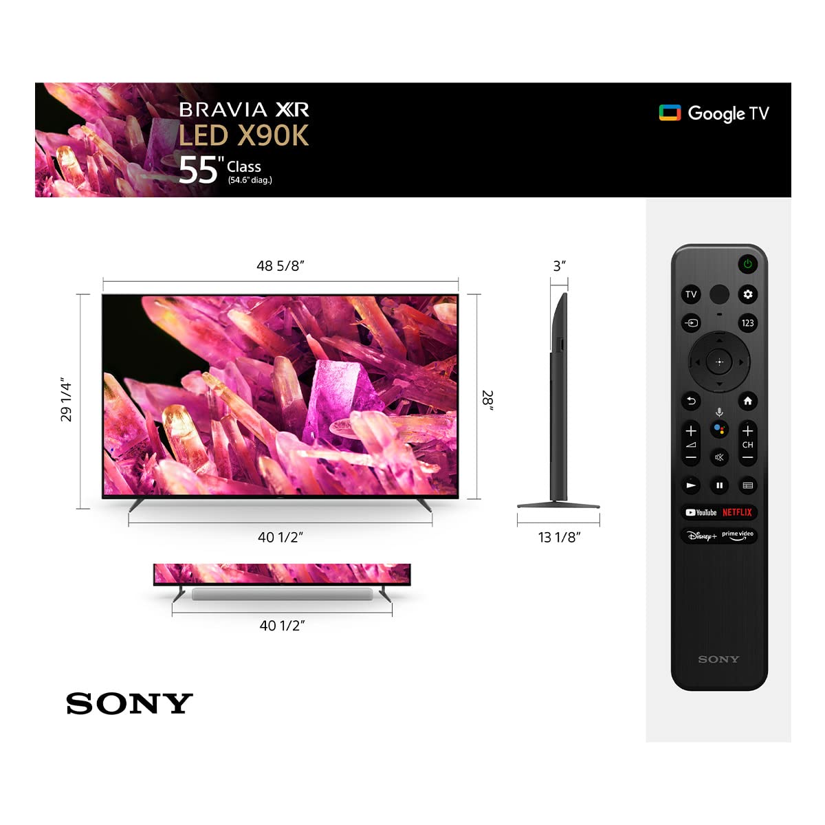 Sony X90K 65" Bravia XR 4K HDR Smart TV