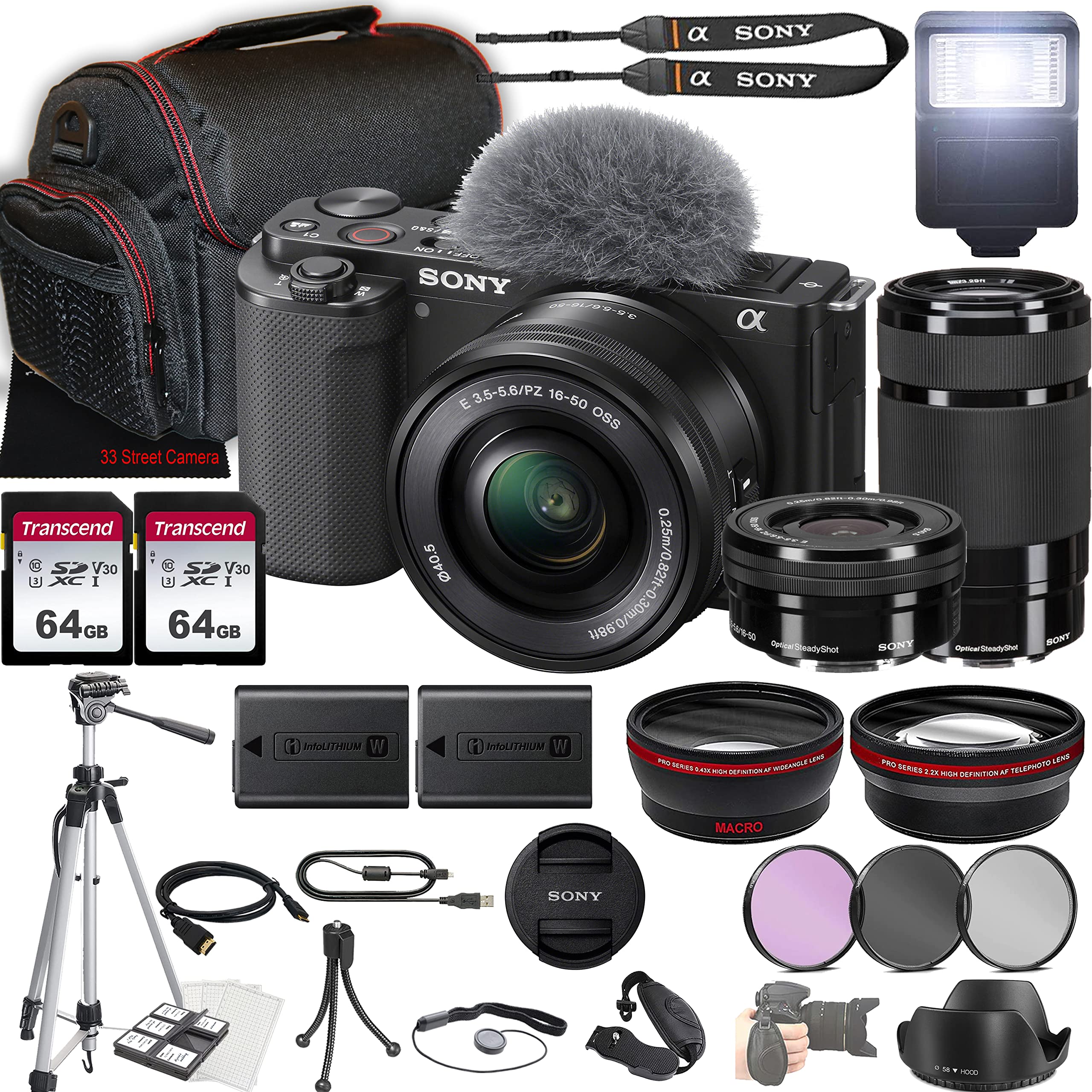 Sony ZV-E10 with 16-50mm f/3.5-5.6 OSS Lens