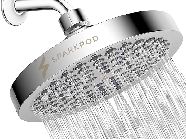 SparkPod 7-Inch High Pressure Rain Shower Head