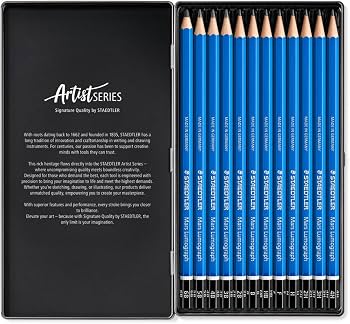 Staedtler Mars Lumograph Graphite Pencil Set (12 Pieces)